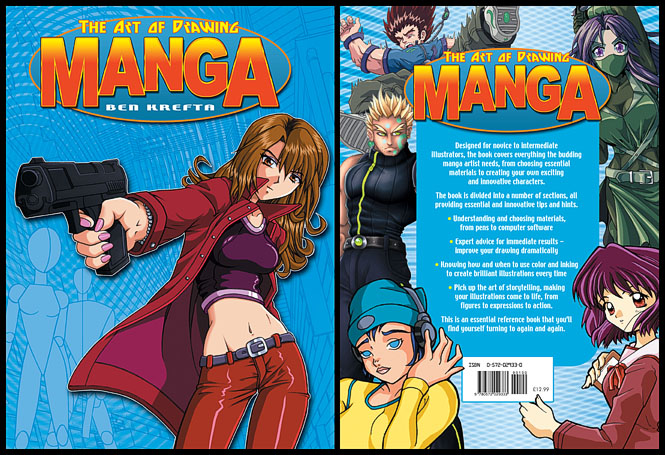 the art of drawing manga front and back